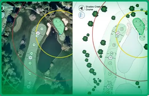 Golf course data