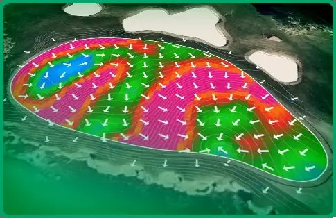 3D green slope